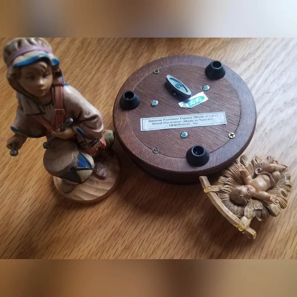 Fontainini Drummer Boy Nativity Figure - Picture 8 of 8